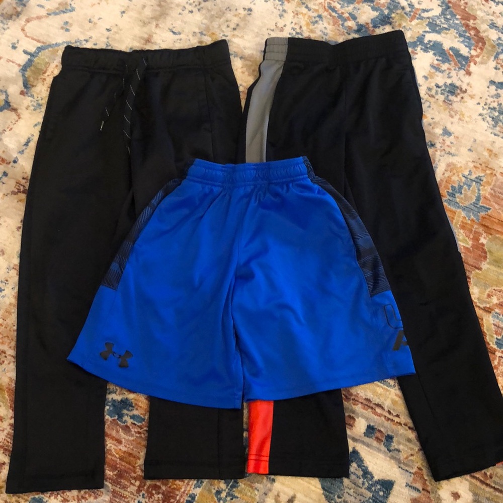 Boys Athletic Pants/Shorts 3 Pack